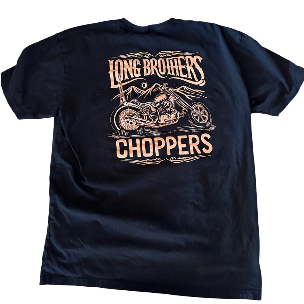 Long Brothers Choppers Tee Shirt Motorcycle